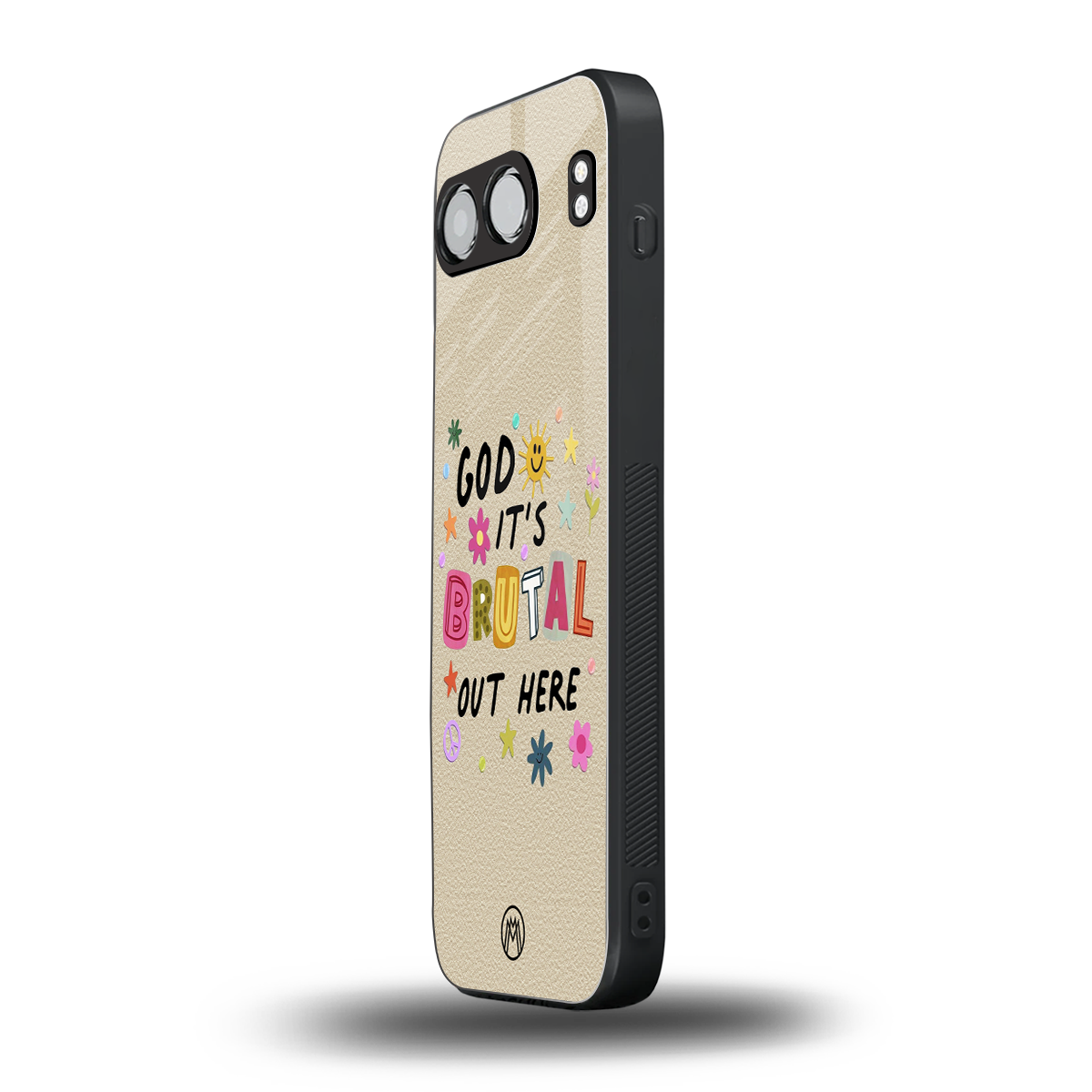 it's brutal out here back phone cover | glass case for oneplus nord 4