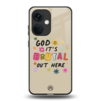 it's brutal out here back phone cover | glass case for oneplus nord ce 3