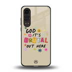 it's brutal out here back phone cover | glass case for oneplus nord ce 4 lite
