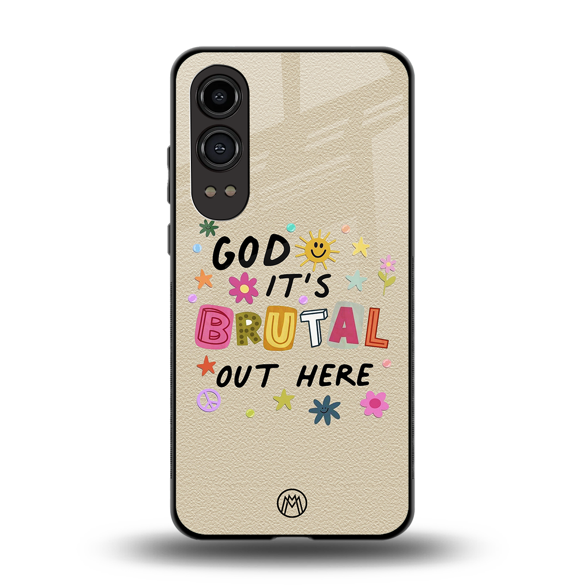 it's brutal out here back phone cover | glass case for oneplus nord ce 4 lite