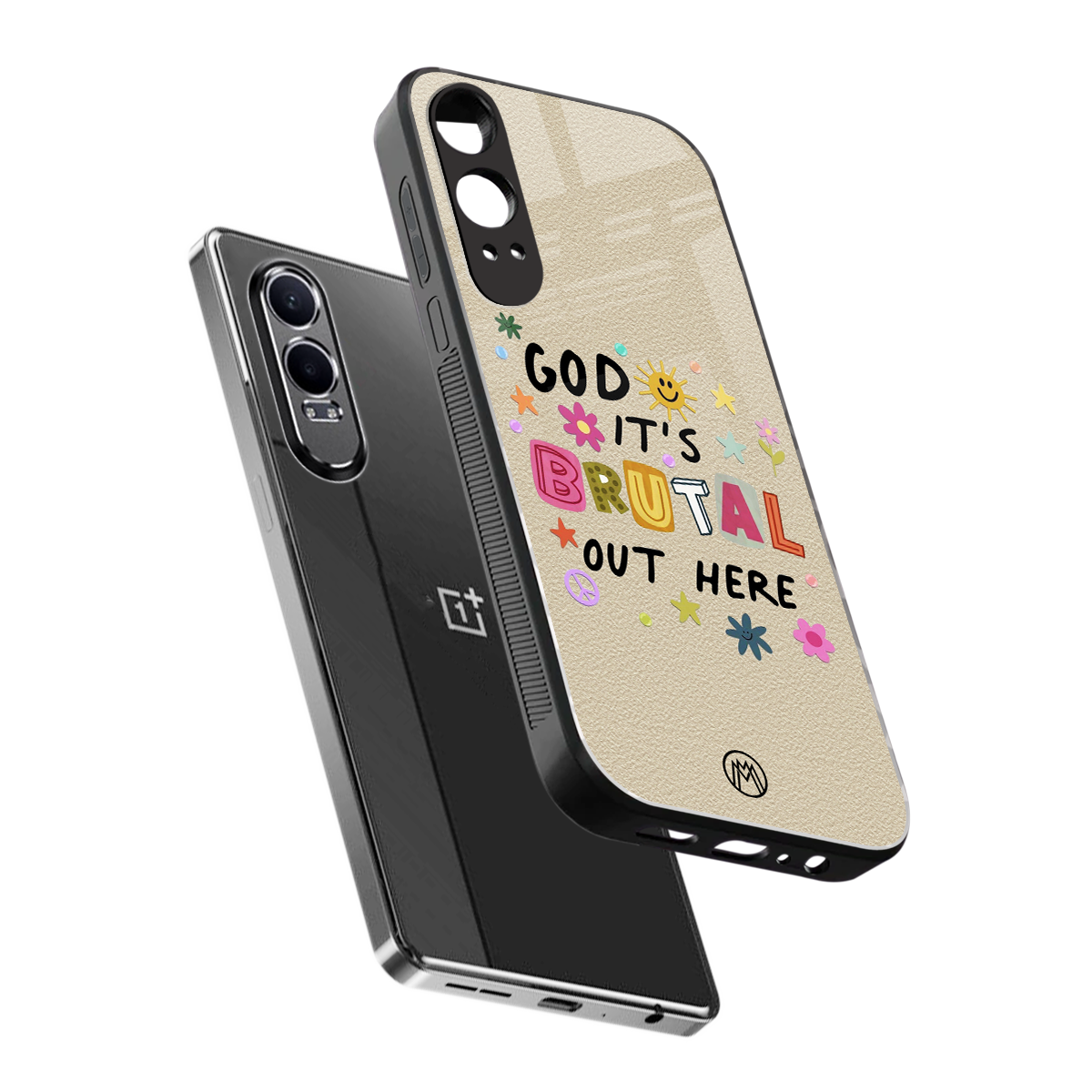 it's brutal out here back phone cover | glass case for oneplus nord ce 4 lite
