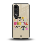 it's brutal out here back phone cover | glass case for oneplus nord ce 4