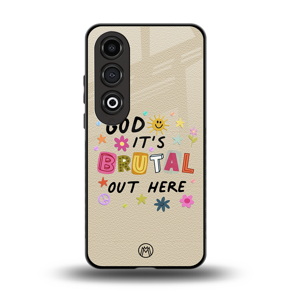 it's brutal out here back phone cover | glass case for oneplus nord ce 4