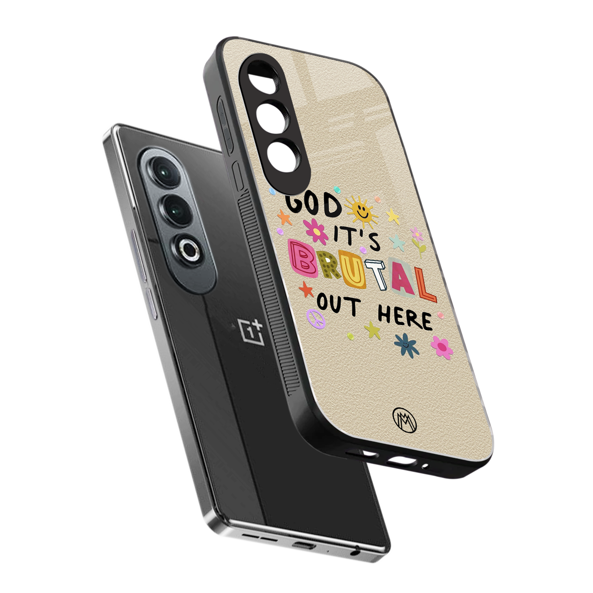 it's brutal out here back phone cover | glass case for oneplus nord ce 4
