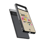 it's brutal out here back phone cover | glass case for google pixel 6 pro