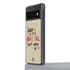 it's brutal out here back phone cover | glass case for google pixel 6 pro