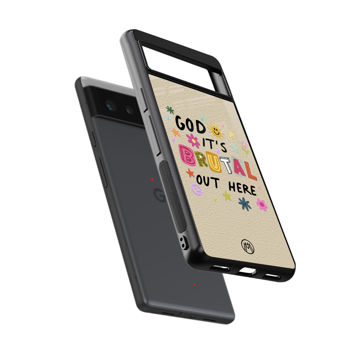 it's brutal out here back phone cover | glass case for Google Pixel 6A