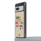 it's brutal out here back phone cover | glass case for Google Pixel 7