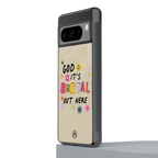 it's brutal out here back phone cover | glass case for google pixel 8 pro