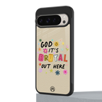 it's brutal out here back phone cover | glass case for google pixel 9 pro