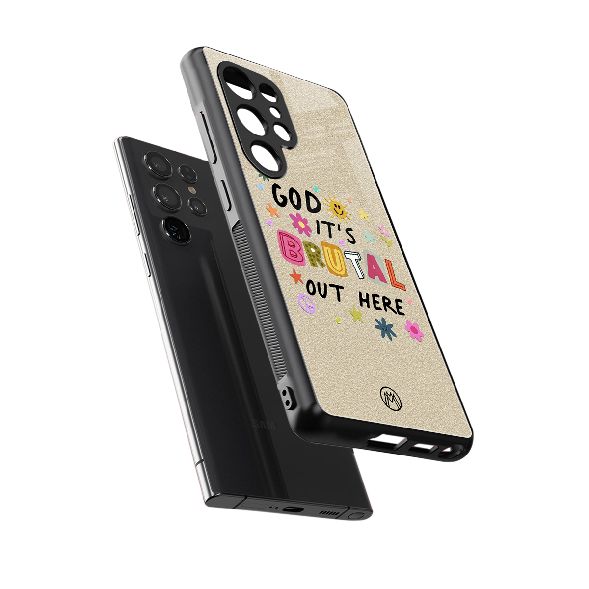 it's brutal out here back phone cover | glass case for samsung galaxy s25 ultra