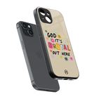 it's brutal out here back phone cover | glass case for iphone 15