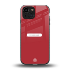 it's locked stupid back phone cover | glass case for iphone 13 mini