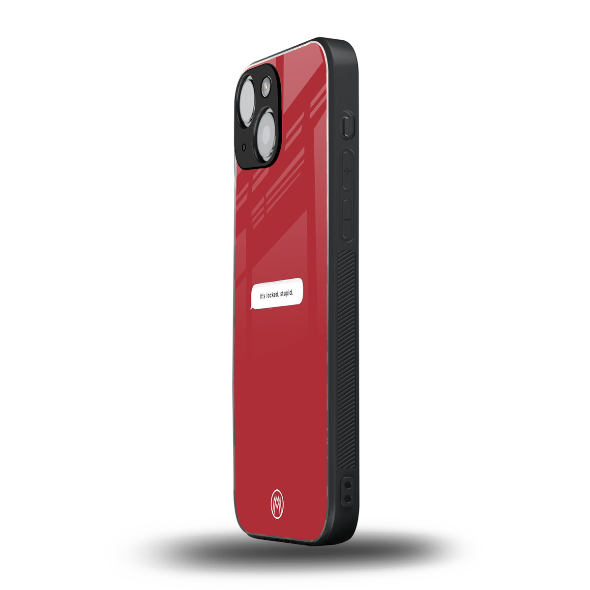 it's locked stupid back phone cover | glass case for iphone 13 mini
