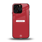 it's locked stupid back phone cover | glass case for iphone 13 pro