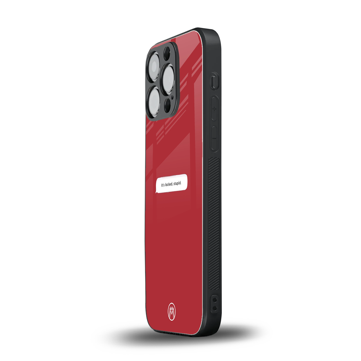it's locked stupid back phone cover | glass case for iphone 13 pro