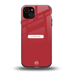 it's locked stupid back phone cover | glass case for iphone 14 plus