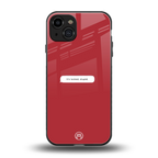 it's locked stupid back phone cover | glass case for iphone 15
