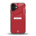 it's locked stupid back phone cover | glass case for iphone 16 plus