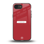 it's locked stupid back phone cover | glass case for iphone 16e