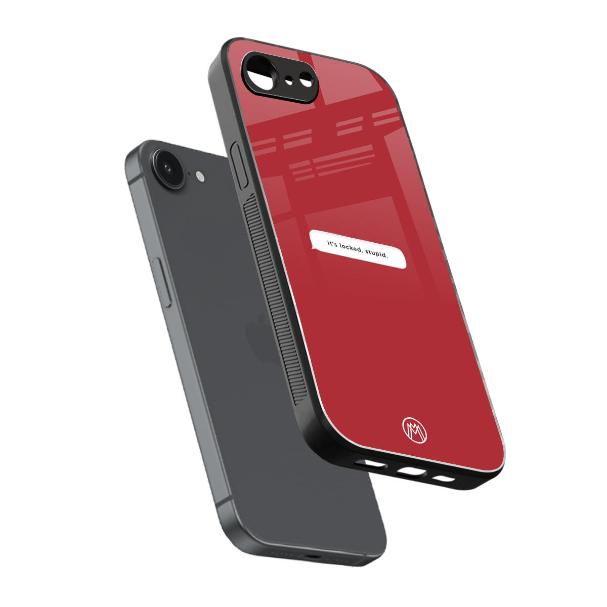 it's locked stupid back phone cover | glass case for iphone 16e