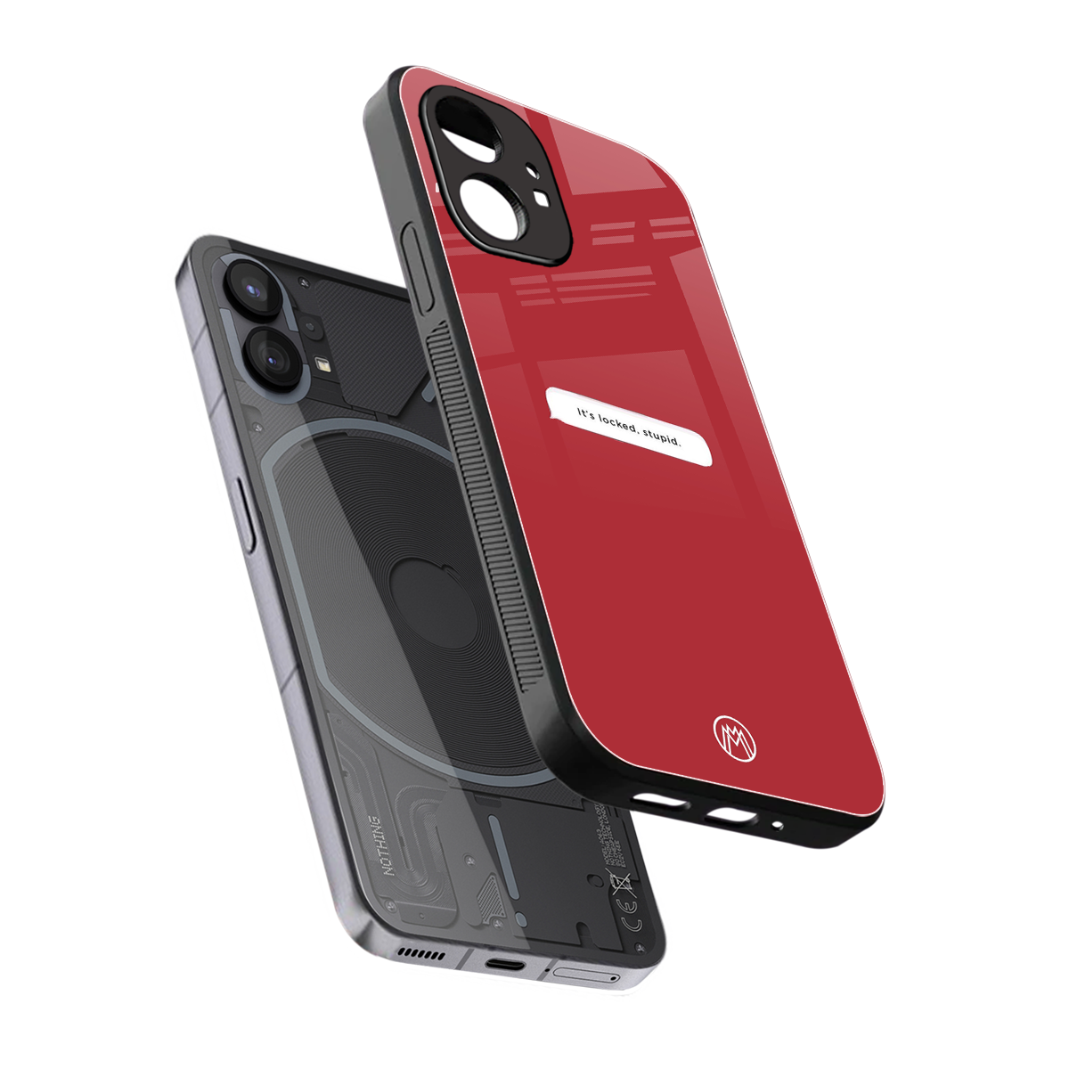 it's locked stupid back phone cover | glass case for nothing phone 1
