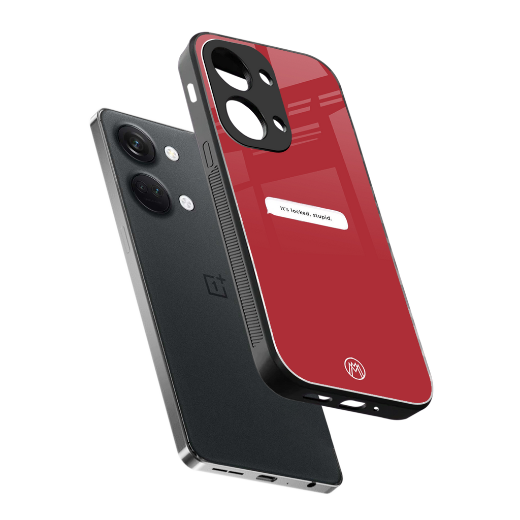 it's locked stupid back phone cover | glass case for oneplus nord 3