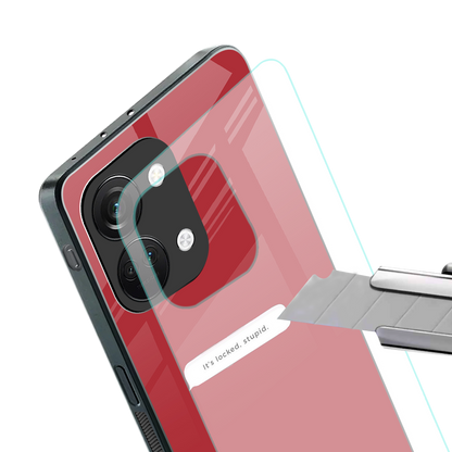 it's locked stupid back phone cover | glass case for oneplus nord 3