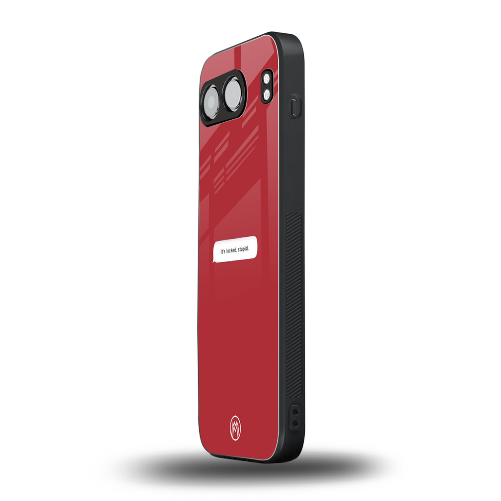 it's locked stupid back phone cover | glass case for oneplus nord 4