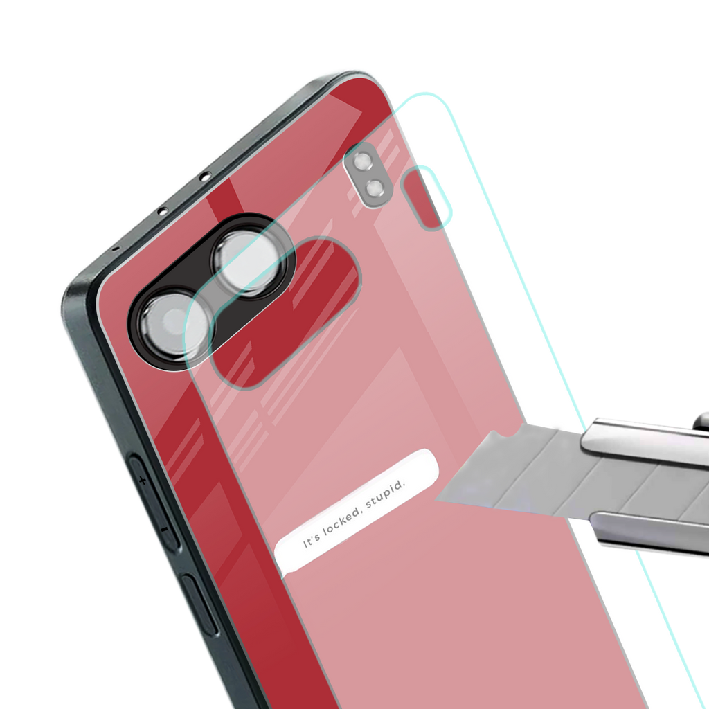 it's locked stupid back phone cover | glass case for oneplus nord 4