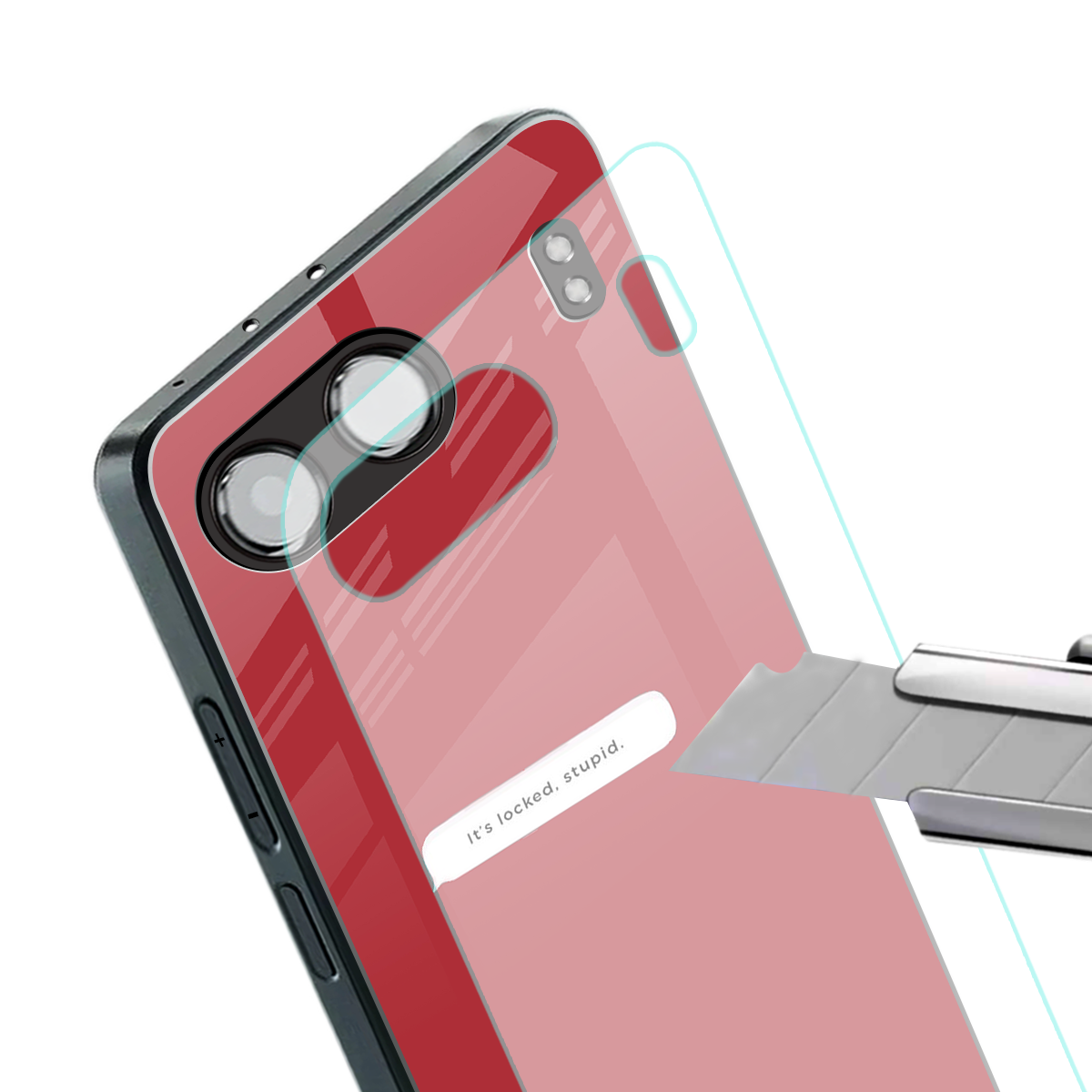 it's locked stupid back phone cover | glass case for oneplus nord 4