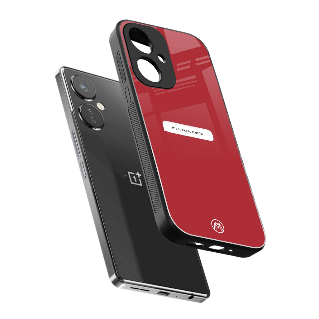 it's locked stupid back phone cover | glass case for oneplus nord ce 3