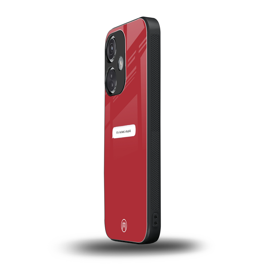 it's locked stupid back phone cover | glass case for oneplus nord ce 3