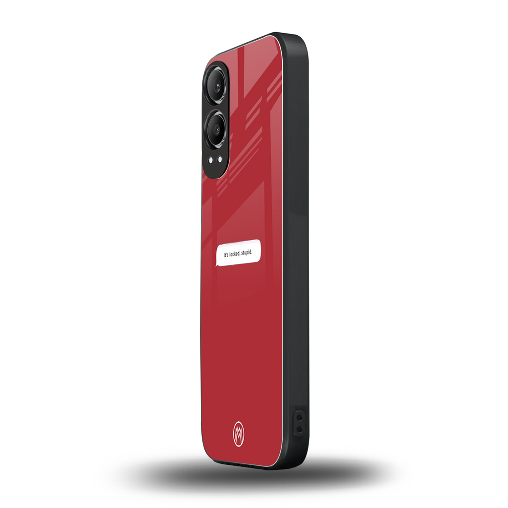 it's locked stupid back phone cover | glass case for oneplus nord ce 4 lite