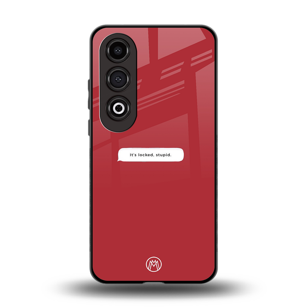 it's locked stupid back phone cover | glass case for oneplus nord ce 4