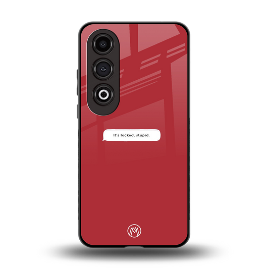 it's locked stupid back phone cover | glass case for oneplus nord ce 4