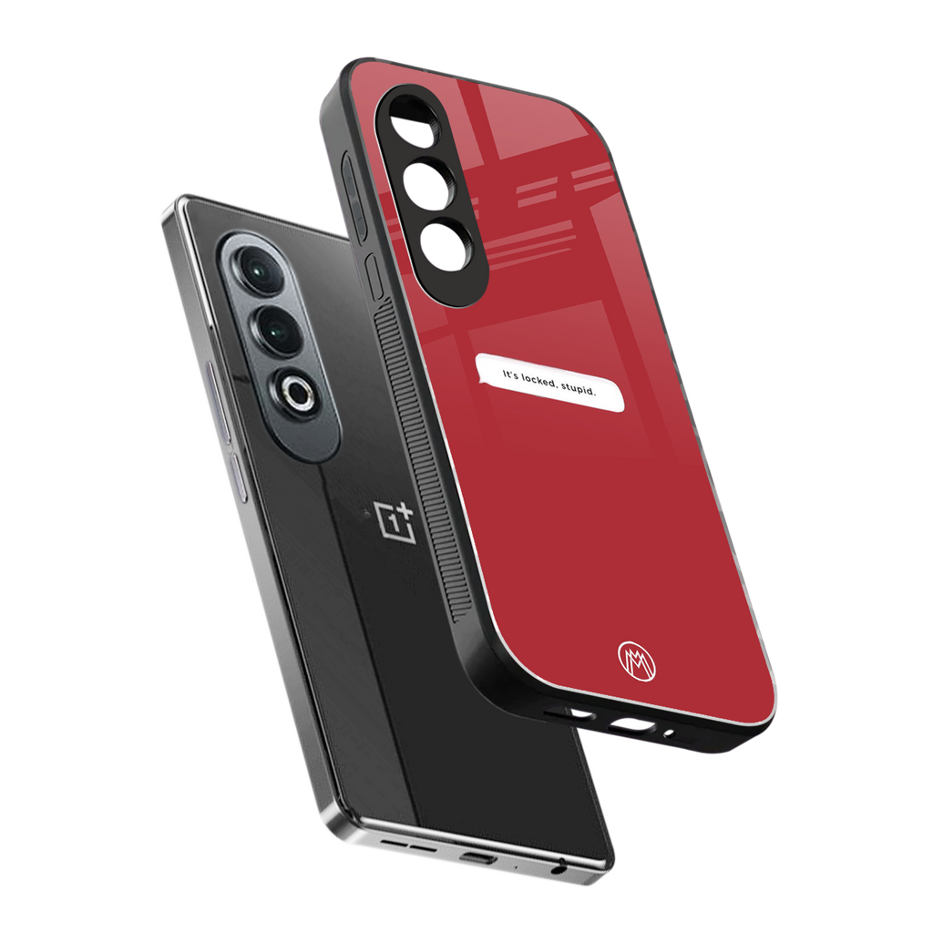 it's locked stupid back phone cover | glass case for oneplus nord ce 4