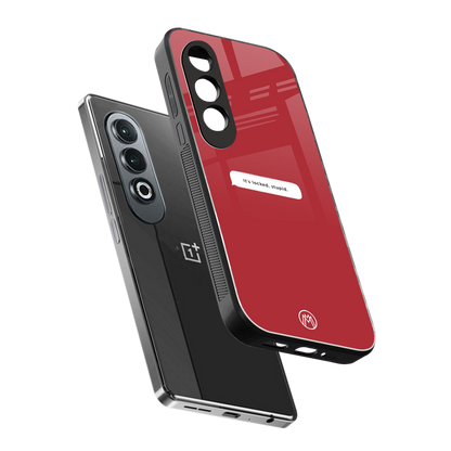 it's locked stupid back phone cover | glass case for oneplus nord ce 4