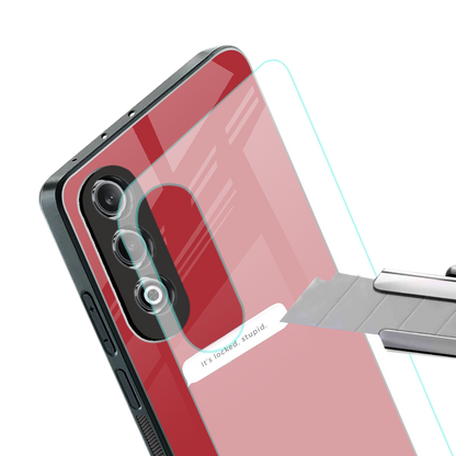 it's locked stupid back phone cover | glass case for oneplus nord ce 4