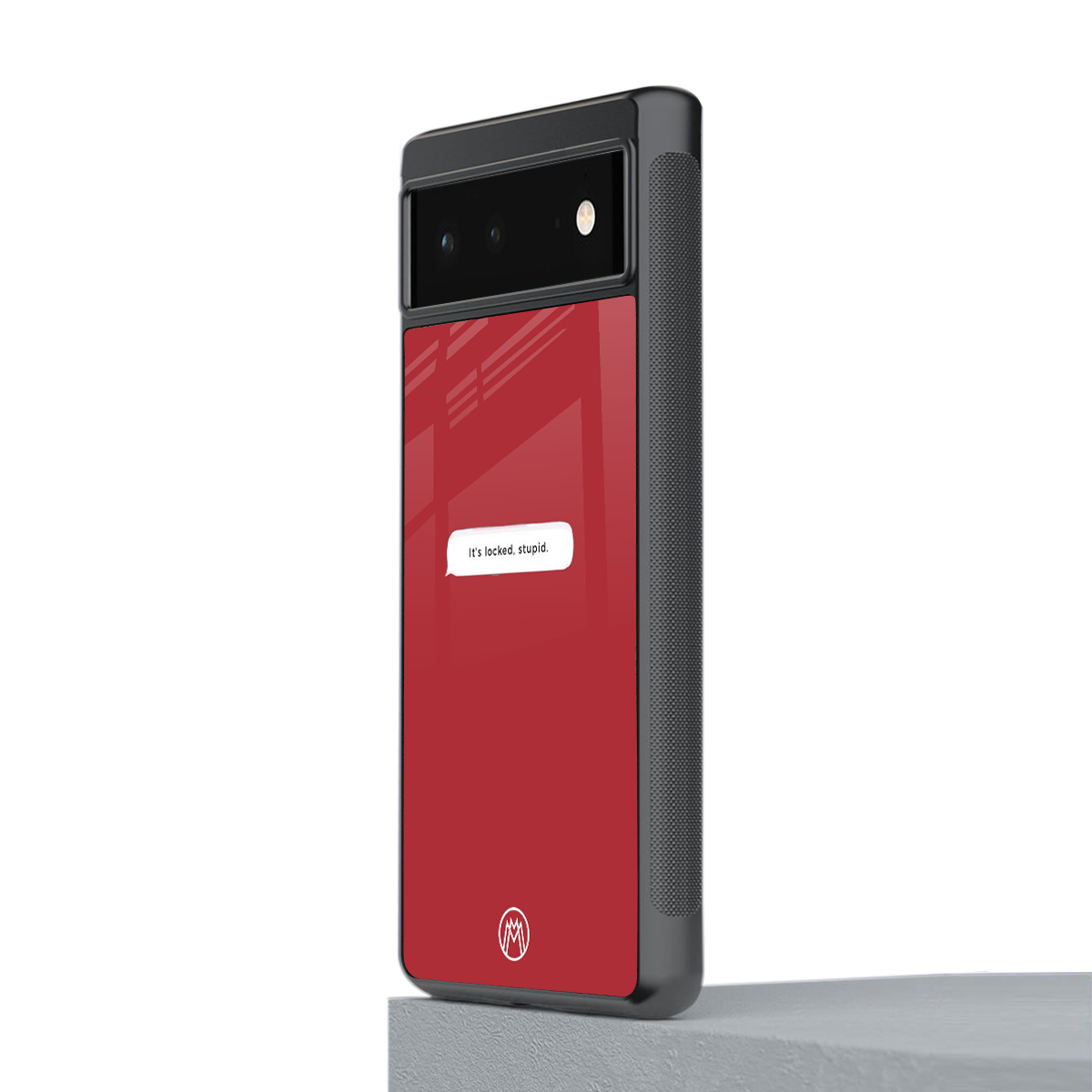 it's locked stupid back phone cover | glass case for Google Pixel 6A