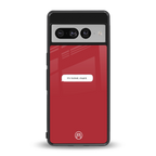 it's locked stupid back phone cover | glass case for google pixel 7 pro