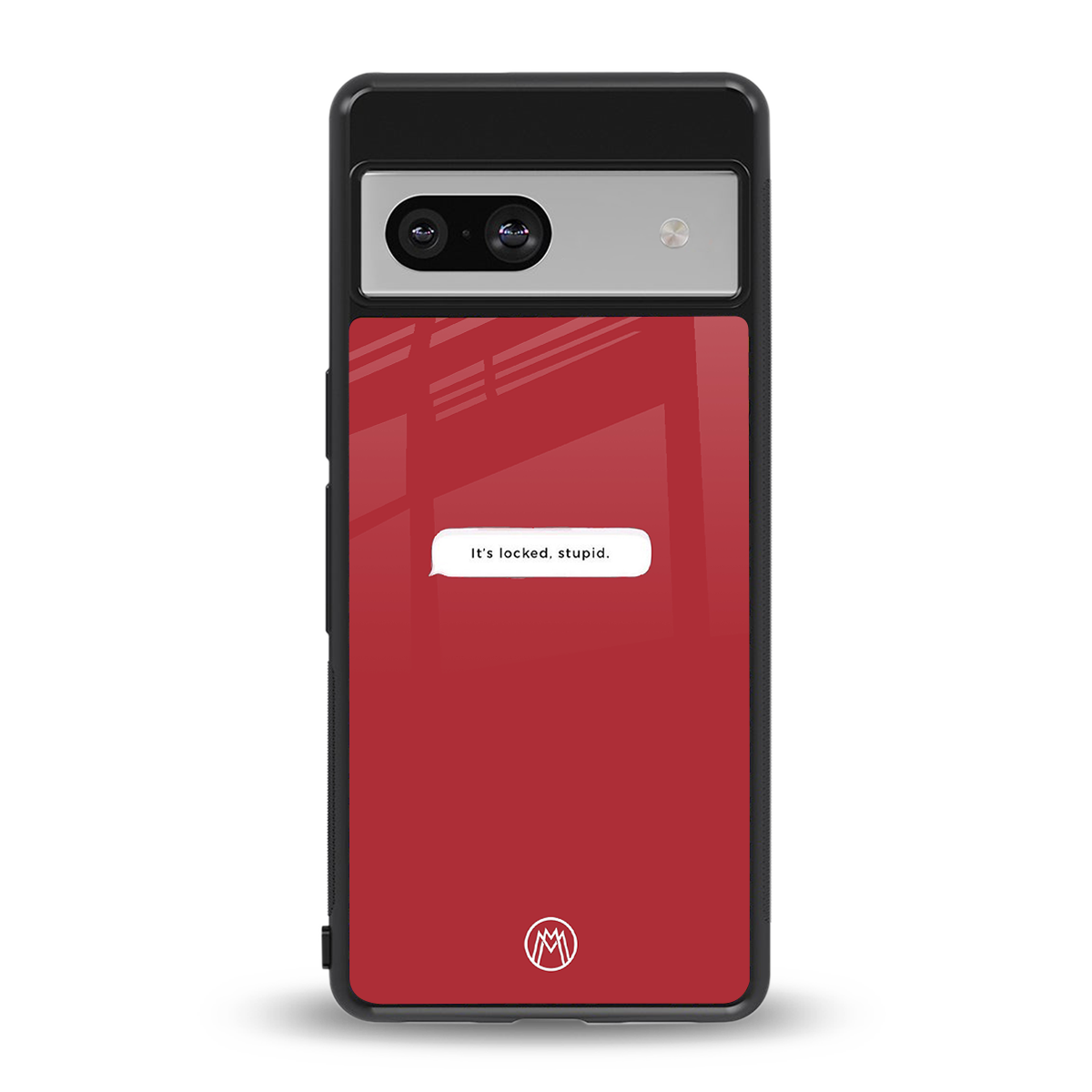 it's locked stupid back phone cover | glass case for Google Pixel 7
