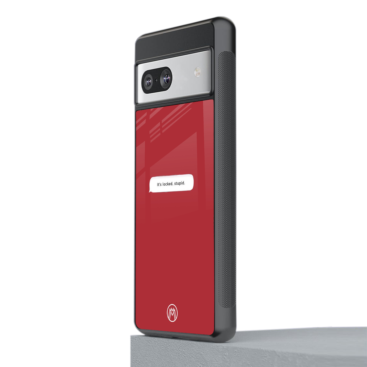 it's locked stupid back phone cover | glass case for Google Pixel 7