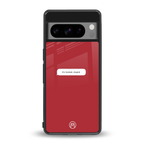 it's locked stupid back phone cover | glass case for google pixel 8 pro