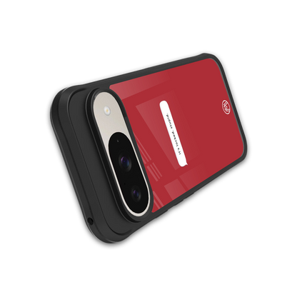 it's locked stupid back phone cover | glass case for google pixel 9