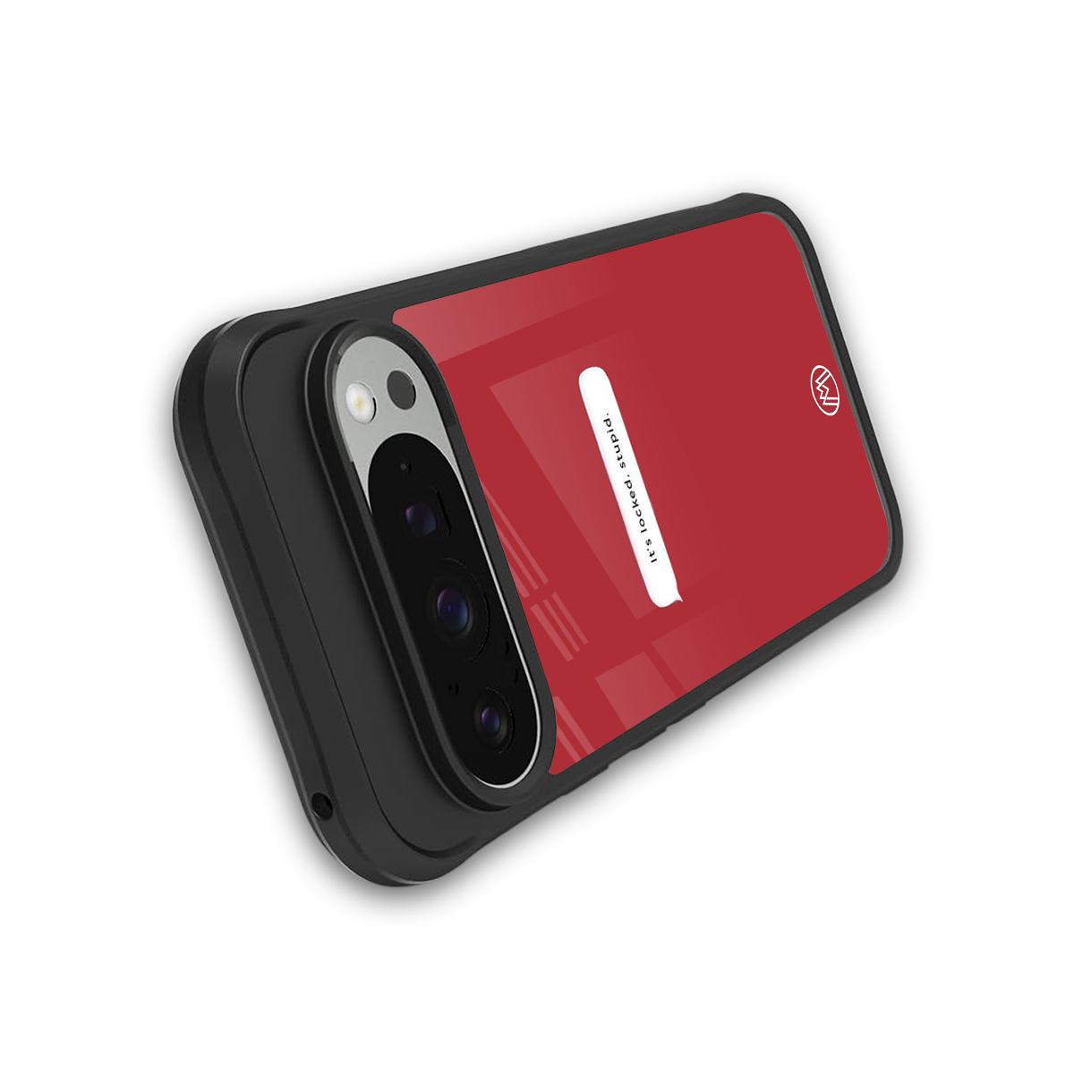 it's locked stupid back phone cover | glass case for google pixel 9 pro