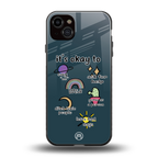 it's okay back phone cover | glass case for iphone 15 plus