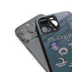 it's okay back phone cover | glass case for iphone 14 plus