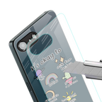 it's okay back phone cover | glass case for iphone 16e