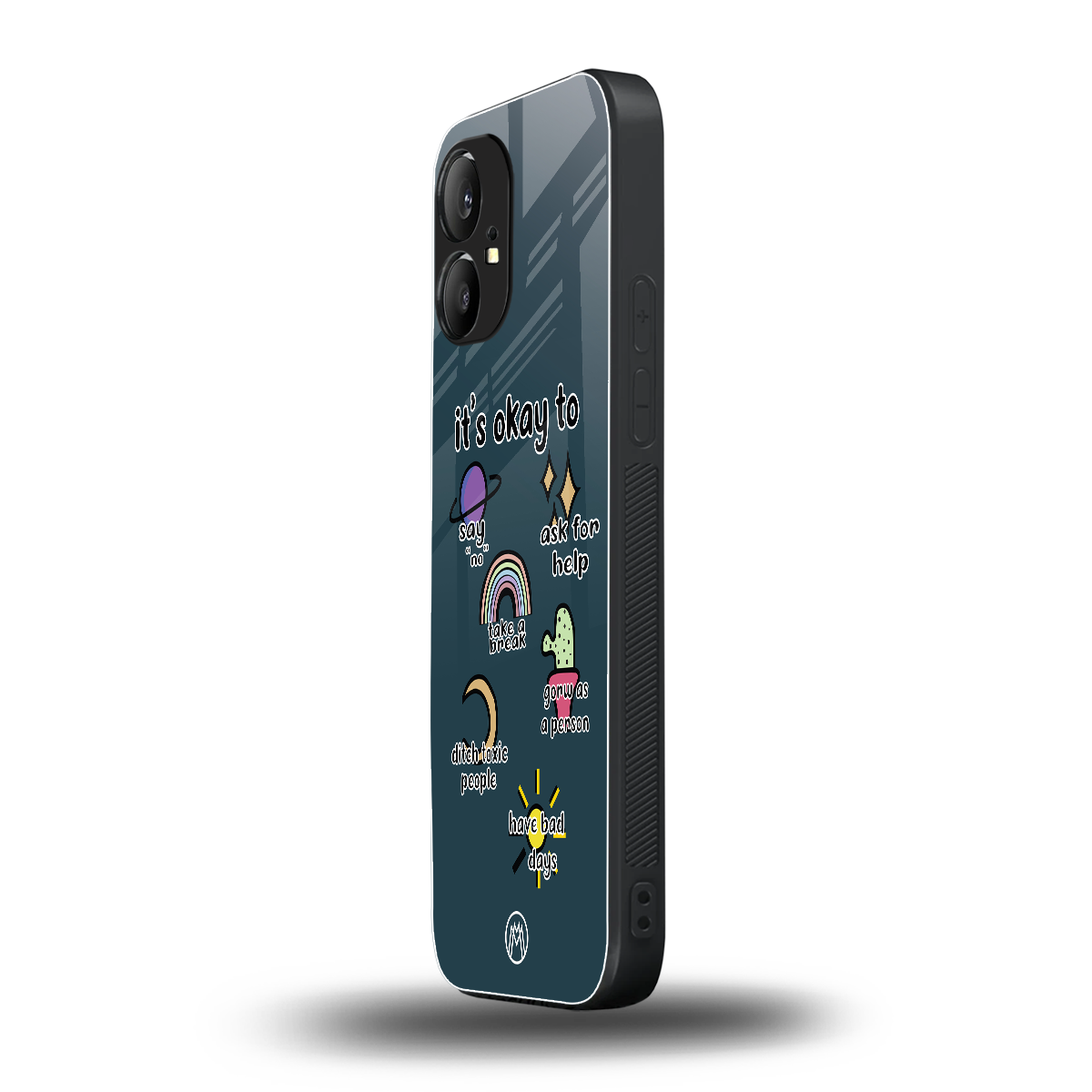 it's okay back phone cover | glass case for nothing phone 1